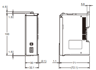 NX-CSG / SL5 / SI / SO 외형 치수 2 